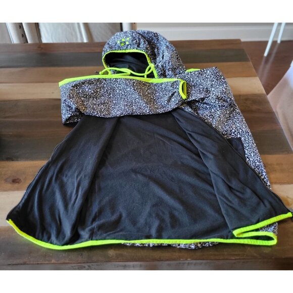 Victoria's Secret PINK Lined Anorak Speckled Hoodie Windbreaker Jacket- XS-S - Picture 8 of 10